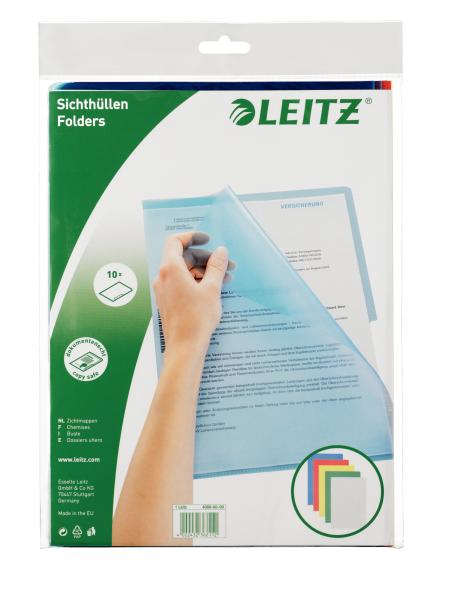 LEITZ Sichthülle PP A4 40006099 ass. 10 Stück