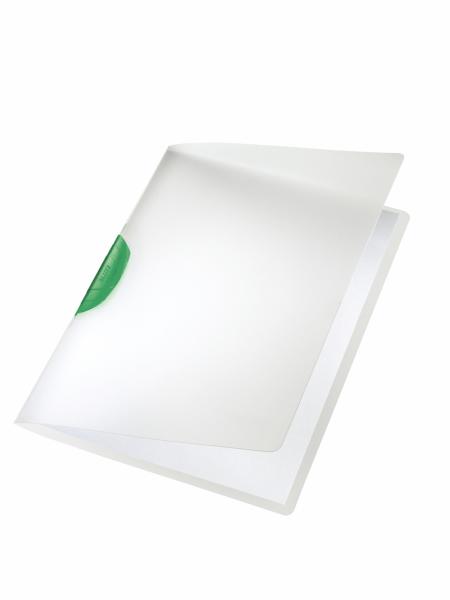 LEITZ Color Clip grün A4 41750055 transparent