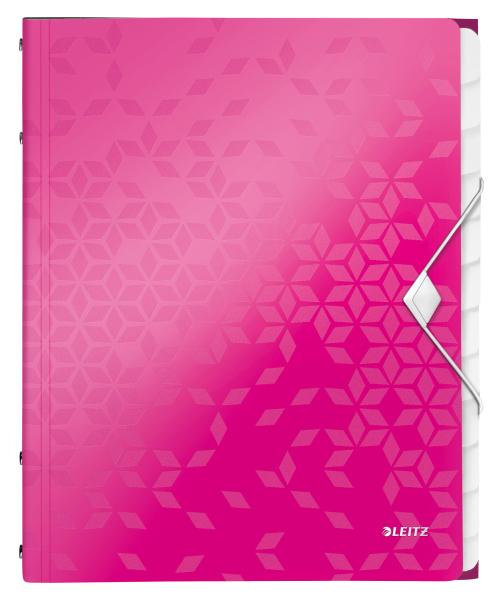 LEITZ Ordnungsmappe WOW PP A4 46340023 pink 12-teilig