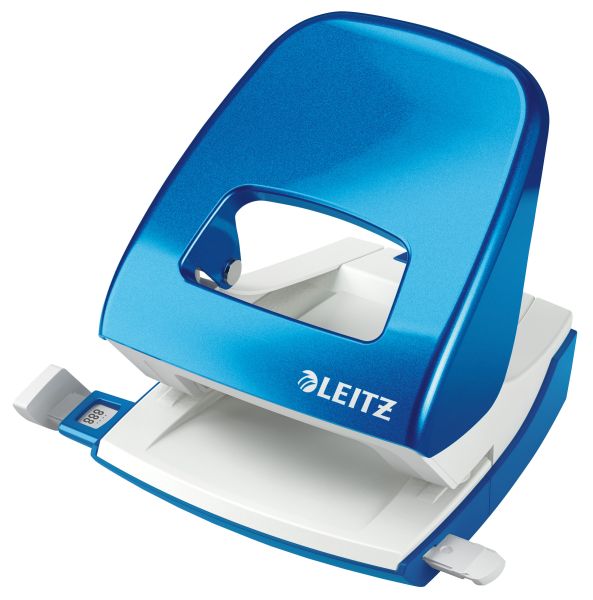 LEITZ Bürolocher NewNeXXt WOW 5.5mm 50082036 blau für 30 Blatt