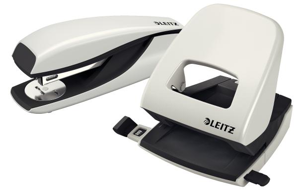 Leitz locher/hefter wow 5095 5095-10-01 weiss, bundle 30 blatt - Leitz-5095-10-01-4002432396276