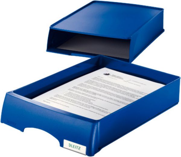 LEITZ Plus Briefkorb A4 52100035 blau