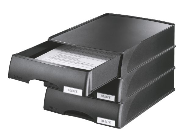 LEITZ Plus Briefkorb A4 5210095 schwarz