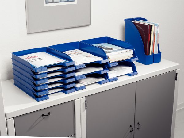 LEITZ Plus Briefkorb, Jumbo A4 52330035 blau