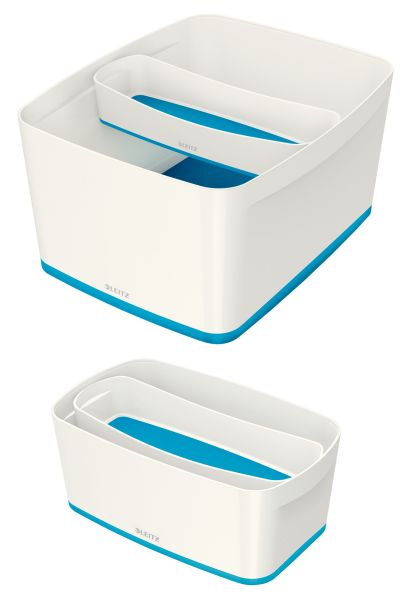 LEITZ MyBox Aufbewahrungsschale 52581036 länglich weiss/blau