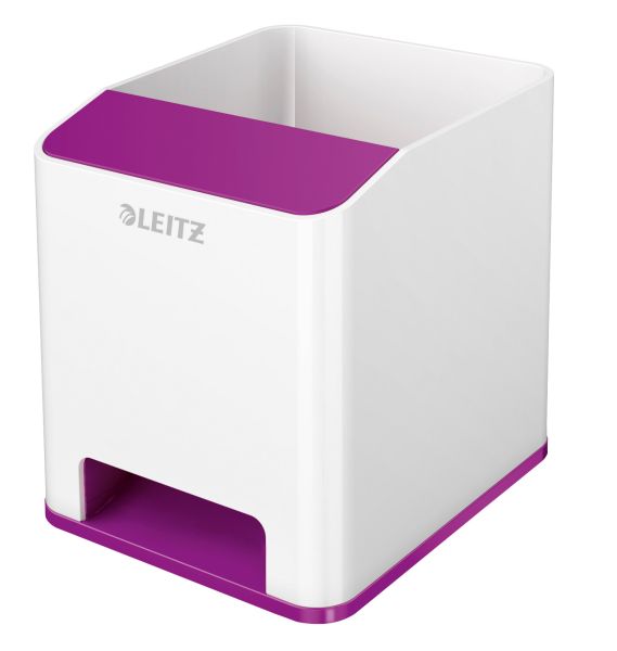 LEITZ Sound Stifteköcher WOW 5363-10-62 weiss/violett