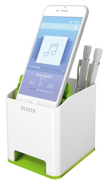 LEITZ Sound Stifteköcher WOW 53631054 grün