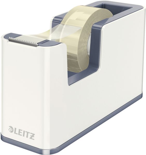 LEITZ Klebebandabroller WOW 53641001 perlweiss