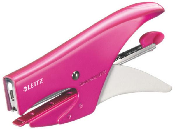 LEITZ Heftzange WOW 1.5mm 55312023 pink für 15 Blatt