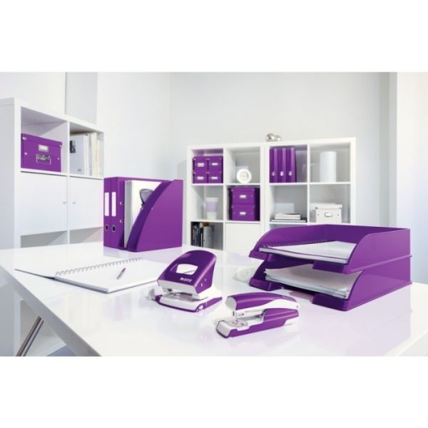 LEITZ Heftzange WOW 1.5mm 55312062 violett für 15 Blatt