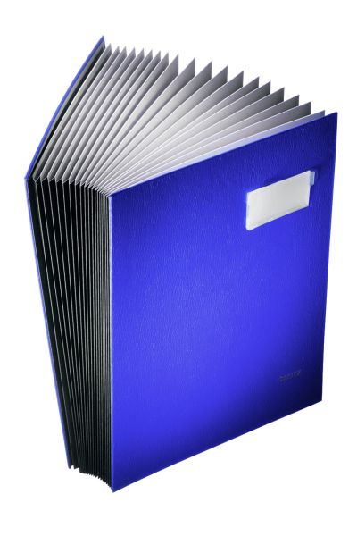 LEITZ Unterschriftsmappen 57000035 blau 20 Fächer