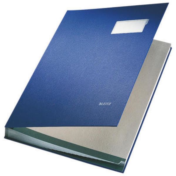 LEITZ Unterschriftsmappen 57000035 blau 20 Fächer