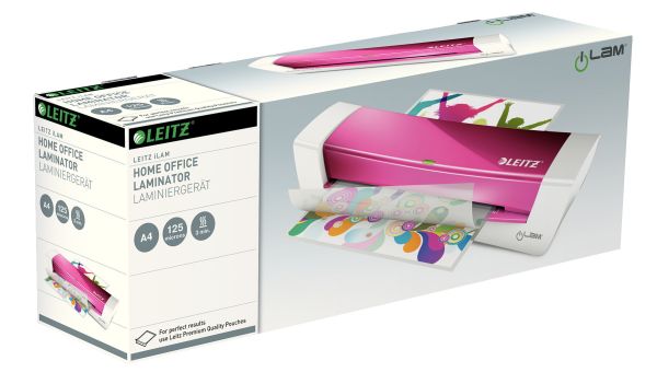 LEITZ Laminiergerät iLAM Home Office 73680023 pink A4