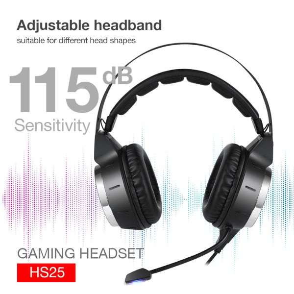 LENOVO Gaming Headphones HS25 HS25-BK