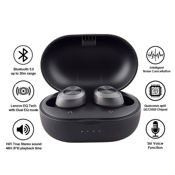 LENOVO Earbuds HT10 Pro black HT10 Pro-BK