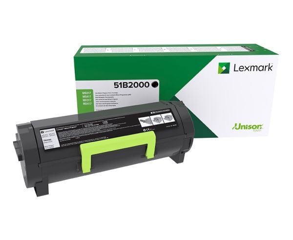 LEXMARK Toner-Modul return schwarz 51B2000 MS31/41/51/61x 2500 Seiten