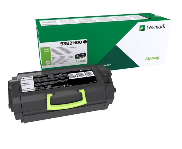 LEXMARK Toner-Modul HY return schwarz 53B2H00 MS817, MS818 25'000 Seiten