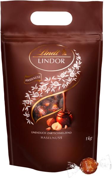 LINDT Lindor Kugeln 639036 Haselnuss 1000g