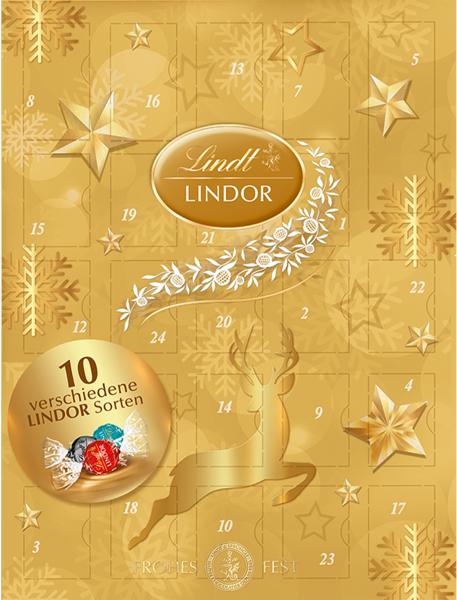 LINDT Adventskalender 676682 Lindor Assortiert 290g