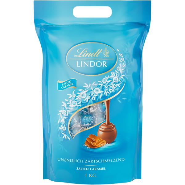 LINDT Lindor Kugeln 801635 Saltet Caramel 1000g Saltet Caramel 1000g