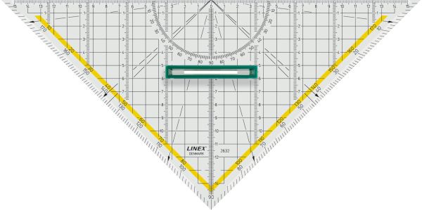 LINEX Geodreieck 100414079 320mm, mit Griff