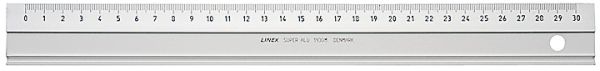 LINEX Aluminiumlineal 30cm 481400L mit Facette