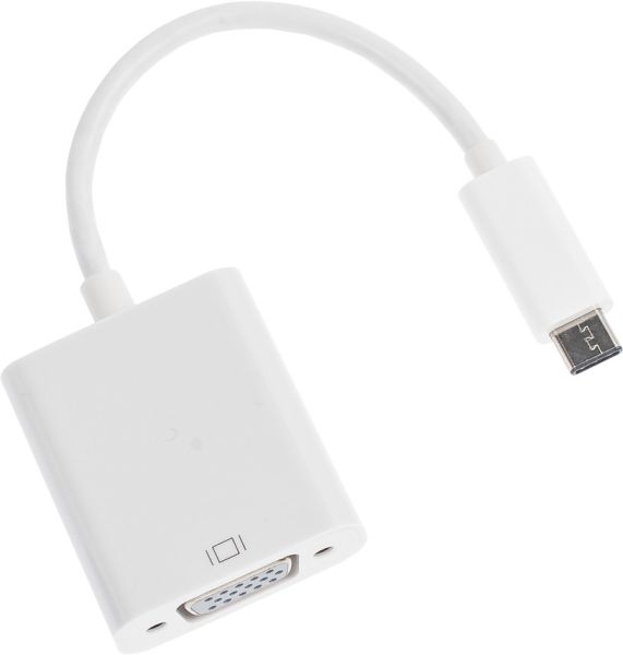 LINK2GO Adapter C Type - VGA AD6211WP male-female, 15cm