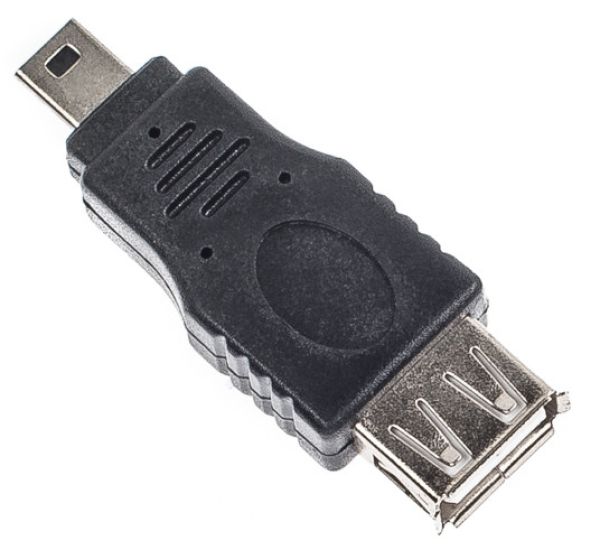 LINK2GO Adapter USB A AD6512BB Mini USB B, female/male