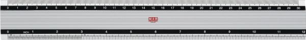 M+R Metall-Lineal 30cm 718300000 skaliert Alu