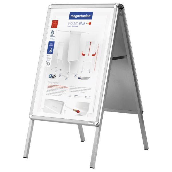 MAGNETOPLAN Plakatständer DIN A2 00015 mit Klapprahmen 465x642mm