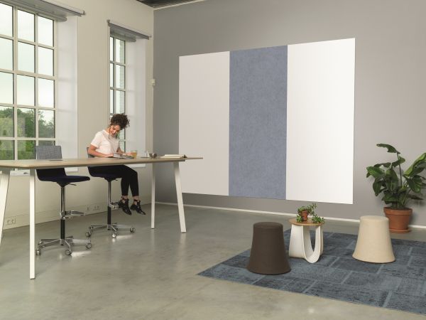 MAGNETOPLAN Infinity Wall X Acoustics 1010201 grau 490x1980mm