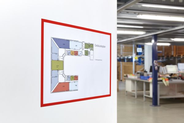 MAGNETOPLAN Magnetrahmen magnetofix A3 1130406 rot 5 Stk.