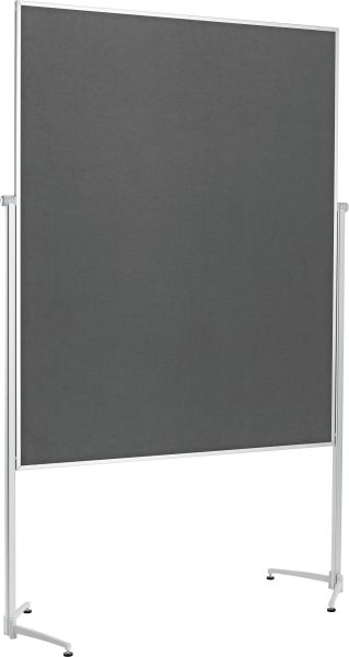 MAGNETOPLAN Design-Moderatorentafel Evo+ 1151101 Filz, grau 1200x1500mm