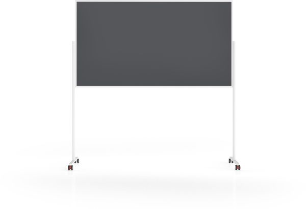 MAGNETOPLAN Design-Moderatorentafel VP 1181101 Filz, grau 1000x1800mm