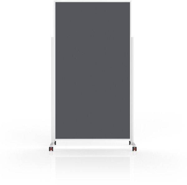 MAGNETOPLAN Design-Moderatorentafel VP 1181101 Filz, grau 1000x1800mm