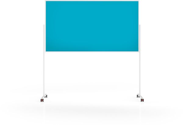 MAGNETOPLAN Design-Moderatorentafel VP 1181104 Filz, türkis 1000x1800mm