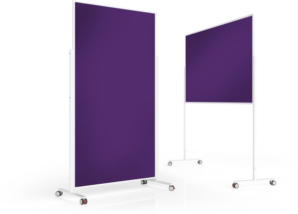 MAGNETOPLAN Design-Moderatorentafel VP 1181111 Filz, violett 1000x1800mm