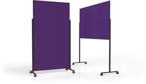 MAGNETOPLAN Design-Moderatorentafel VP 1181211 violett, Filz 1000x1800mm