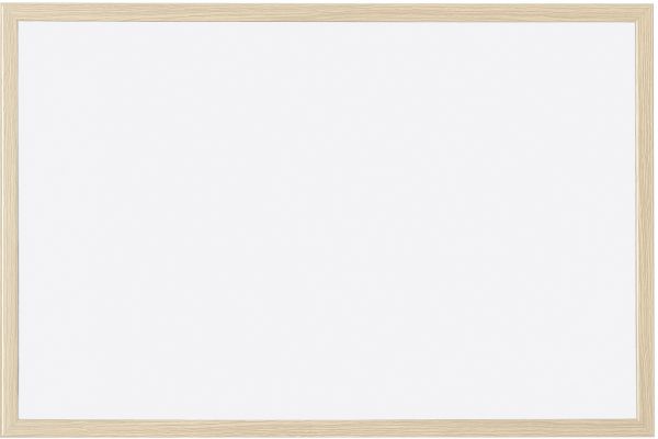 MAGNETOPLAN Whiteboard mit Holzrahmen 121925 Stahl 400x300mm