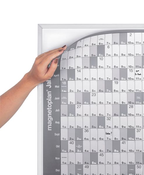 MAGNETOPLAN Jahresplaner-Trägertafel A1 12301 865x620mm