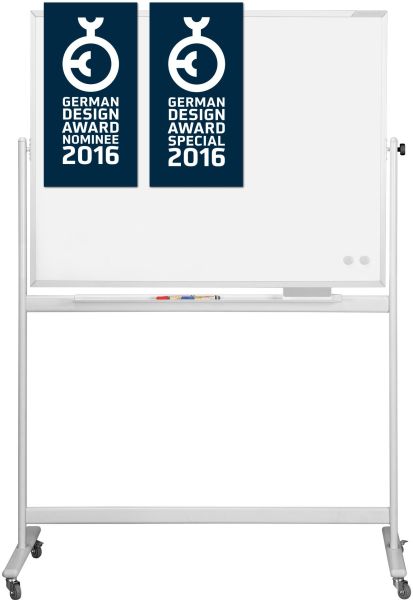 MAGNETOPLAN Design-Whiteboard SP 1240489 Stahl, mobil 1200x900mm