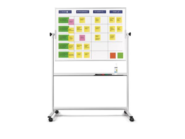 MAGNETOPLAN SCRUM Board 1200x900mm 1240499 Standard mobil inkl. Zubehör