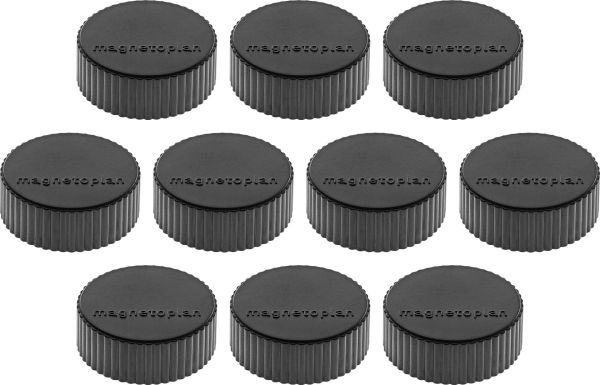 MAGNETOPLAN Magnet Discofix Magnum 1660012 schwarz, ca. 2 kg 10 Stk.