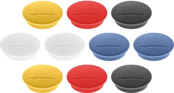 MAGNETOPLAN Magnet Discofix Junior 34mm 1662110 assortiert 10 Stk.