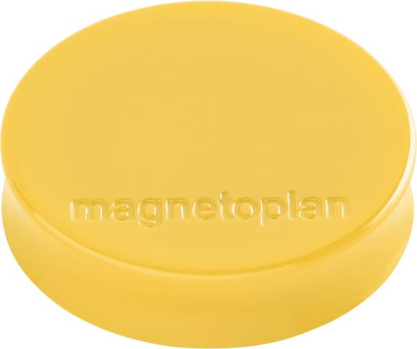 MAGNETOPLAN Magnet Ergo Medium 10 Stk. 16640102 goldgelb 30mm