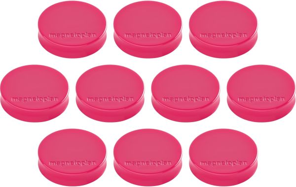 MAGNETOPLAN Magnet Ergo Medium 10 Stk. 1664018 pink 30mm