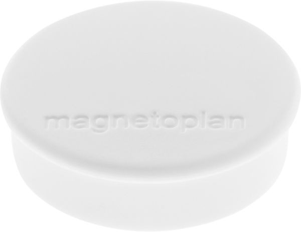 MAGNETOPLAN Magnet Discofix Hobby 24mm 1664500 weiss, ca. 0.3 kg 10 Stk.