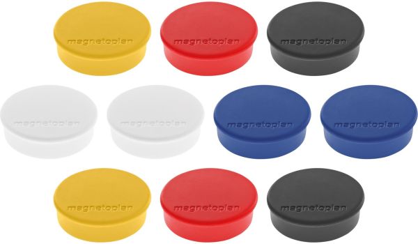 MAGNETOPLAN Magnet Discofix Hobby 24mm 1664510 assortiert 10 Stk.