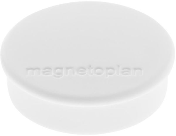 MAGNETOPLAN Haltemagnete Hobby 16645600 weiss, Blister 6 Stk.