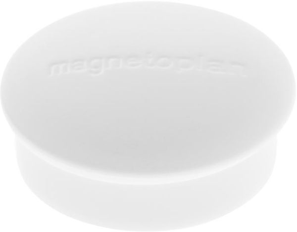 MAGNETOPLAN Magnet Discofix Mini 19mm 1664600 weiss 10 Stk.